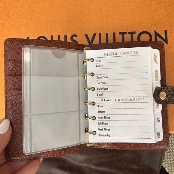 Fits Louis Vuitton PM 2025 Insert Calendar+Filler Paper+ Pen + Pouches - Picture 11 of 16